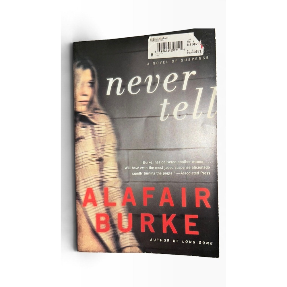 Never Tell by Alafair Burke Paperback 2013 Ellie Hatcher Suspense Novel Thriller